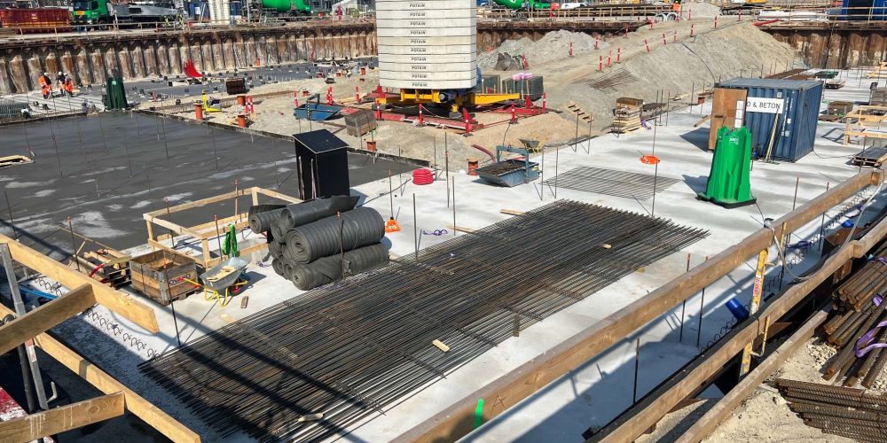Mejlbryggen - byggeplads - foråret 2025